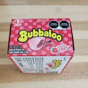 Bubbaloo 47pcs sabor Fresa & Pulparindo 20pcs